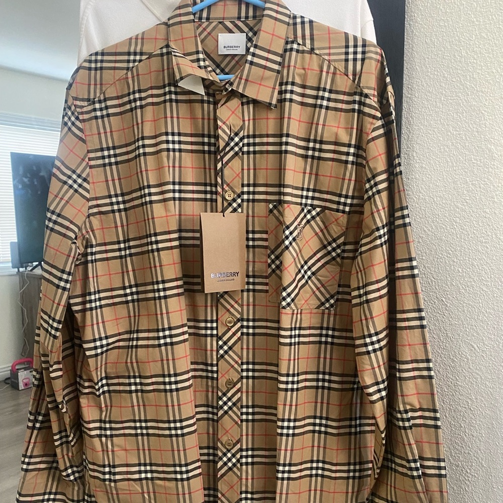 BURBERRY COTTON POPLIN SHIRT